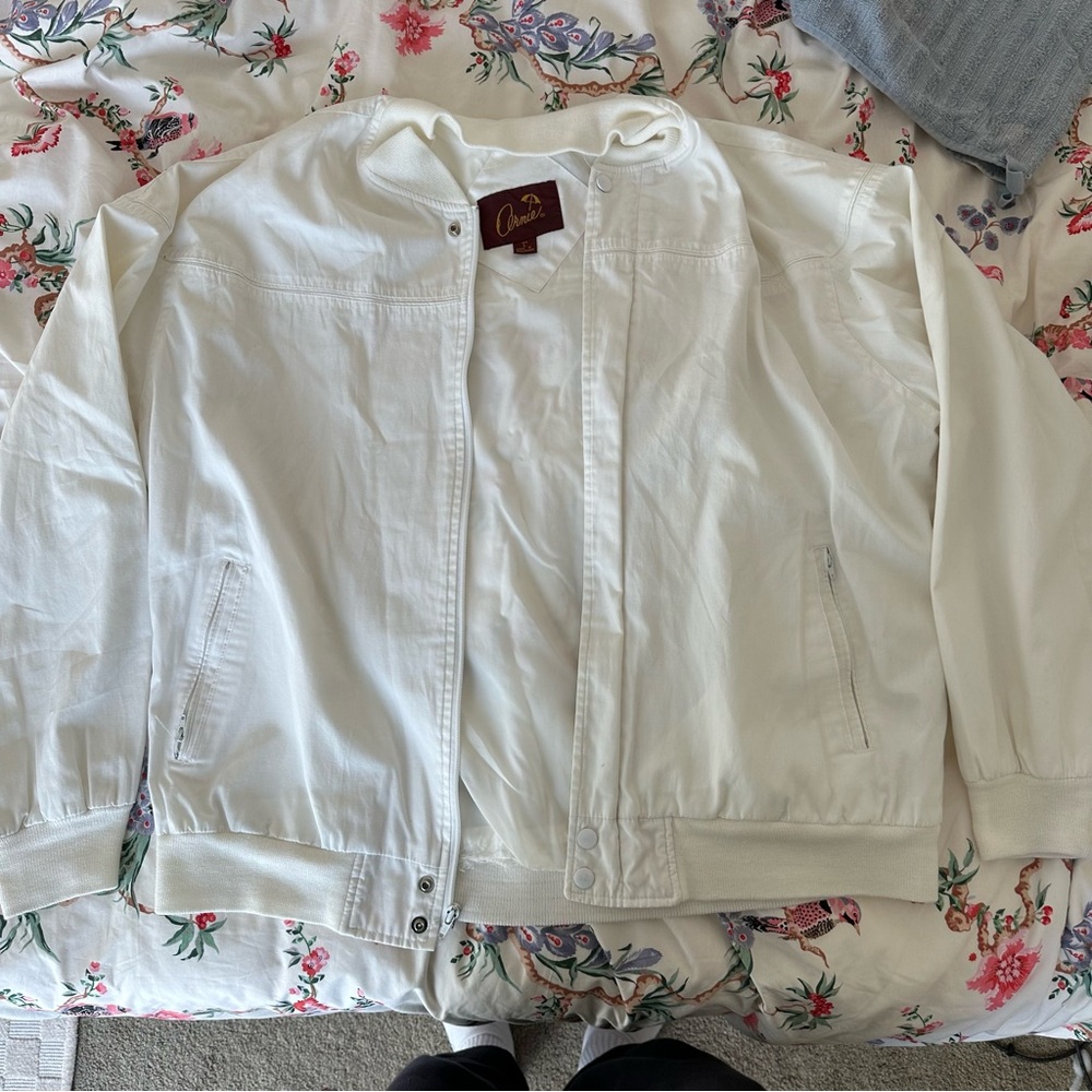 White Arnold Palmer golfing jacket